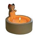 Farmhouse Cute Cat Candlestick | Kitten Candle Holder Warming Paws Cat Gypsum Candle Holder,Cat Gypsum Candle Holder,Winter Warming Paws Cat Gypsum Candle Holder Ornaments Gift for Cat Lovers