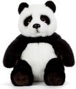 Precioso juguete de peluche de la vida real panda de alta calidad sentado panda de regalo unos 22 cm