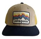 PATAGONIA K's Trucker Hat Ridge Rise Stripe: Oar Tan TALLA ÚNICA