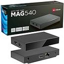 MAG 540 Original Infomir & hb-Digital 4K IPTV Set Top Box Multimedia Player Internet TV IP Receiver UHD 60FPS 2160p@60 FPS HDMI 2.1 4K and HEVC Support USB3.0 ARM Cortex-A35 + HDMI Cable