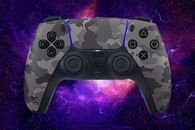 Playstation 5 PS5 Scuf Controller DualSense Grey Camouflage Pro Paddles Umbau