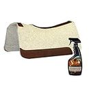 5 Star Equine - 3/4" Thick Western Contoured All Around Saddle Pad 30" x30 Great for Barrel Racing, Trail Riding & Roping. Free Saddle Pad Cleaner Shipped Separately