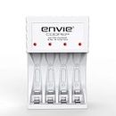 ENVIE® (ECR-20 MC) Cooper Rechargeable Battery Charger for AA & AAA Ni-mh Batteries with LED Indicator