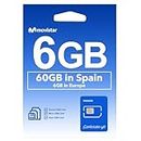 Movistar Europe Prepaid SIM-Karte,10GB Daten für 28 Tage in Großbritannien und Europa, 60GB und 200 Minuten Anrufe in Spanien, Unterstützter Hotspot, Standard/Micro/Nano