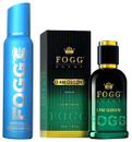 Fogg I Am Queen para mujer 100 ml y aerosoles fragancia spray corporal imperial para hombre