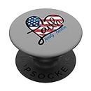 Faith Family Freedom Patriotic 4th of July Fourth for Women PopSockets Support et Grip pour Smartphones et Tablettes