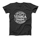 Yeshua Hamashiach Jesus The Messiah Lion of Judah Christian Long Sleeve T-Shirt Sweatshirt Hoodie Tanktop for Men Women Kids Black
