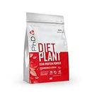 PhD Nutrition Diet Plant, Vegan Protein Powder Plant Based, Strawberries and Cream, High Plant Protein, 40 Servings Per 1 kg Bag