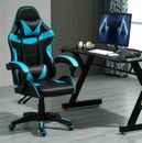 Drehbarer Gaming Stuhl Kunstleder Home Office Stuhl Sport Schreibtisch Kippstuhl A