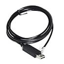 FTDI USB to RS232 RJ9 RJ10 4P4C Adapter Console Cable Compatible with Meade 505 497 LXD55 ETX 125 127 PC to AUTOSTAR AUDIOSTAR Control KABLE (Size : 1.8M, Color : FT232RL Chip)