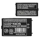 E-yiiviil Batería de repuesto NTR-003 compatible con Nintendo DS NDS Portable Game Console