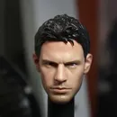 1/6 Scale Male Soldier Head Sculpture Models Delicate Chris Redfield Head Carving fit 12" Male