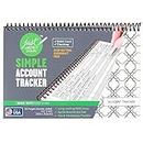 The Superior Check and Debit Card Register - Simple Account Tracker (1-Pack, White)