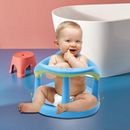 Anillo de baño para bebé silla de asiento bañera bebé niño pequeño con 4 ventosas antideslizantes EE. UU.