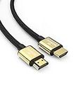 Oboe Moshou Ultra High Speed HDMI 2.1 Cable 8K 60Hz, 4K 120Hz, 3D Ultra HDR 48Gbps HiFi eARC Dolby Atmos HDCP2.2 HDMI Cable Compatible with Samsung QLED 8K Q900 TV, LG/Sony OLED TV, Apple TV (1 M)