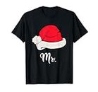 Mrs Mr Santa Claus Hut Weihnachten Paare Passende Pyjamas T-Shirt