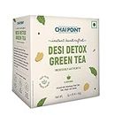 Chai Point Desi Detox Green Tea | 15 Sachets | Instant Tea | 100% Natural Ingredients