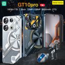 New GT10 Pro Unlocked 5G Smartphone 16G+1TB Dual SIM Android Cell Phone NFC OTG