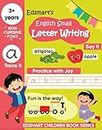 Edsmart English Writing Book Small Letters Alphabets Abc, Four Line Books For Kids Writing - Handwriting Improvement Books Alphabets For Kids Learningwriting Practice For 3+ Year Old