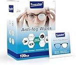 Greenhood Lens Cleaning Wipes - Anti Fog Wipes for Glasses - Individually Wrapped Lens Cleaner Wipes - Pre-Moistened Lens & Screen Cleaning Wipes for Laptop, Computer, Phone (100 Pcs) (Pack of 2)