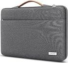 TECOOL 14 inch Laptop Case Sleeve Protective Cover Bag for 15 Inch MacBook Air M2 2023, 14 Inch HP Lenovo Acer ASUS Chromebook Dell Notebook Computer Waterproof Cover with Handle, Dark Grey