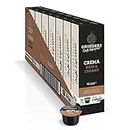 Grinders Crema Caffitaly Coffee Capsules, 80 Pack