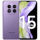 Unlocked Phones Canada 3G, Ulefone Note 15 Cell Phone, 5+32GB, 6.22” Display, All Day Battery, Dual SIM GSM WCDMA Unlocked Smartphone, Android 12, 8MP Camera, 3-Card,GPS/Face ID/Type C (Purple)
