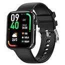 MorePro Fitness Tracker, 1.83" Smart Watch with Answer/Make Calls, Smart Fitness Tracker with Sleep Monitor, Women Men Fitness Watch for Android iOS (Black)