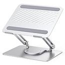 UGREEN Laptop Stand for Desk with 360 Grade Swivel Base Up to 17.3 inch Laptops, Ergonomic Adjustable Laptop Riser Compatible with MacBook Pro, ZenBook, Yoga, and More Laptop 10-17.3 inch