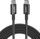 Anker 100W USB C Fast Charging Cable 10ft Long Braided Nylon Cord for MacBook