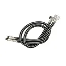 Stainless Steel Nylon Braided Tube Pipe Hose Silicone Plumbing Thermoresistant Tap Basin Faucet Sink
