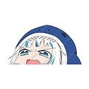 EARLFAMILY 5.1'' for Crying Girl Car Stickers Anime Funny Car Accessoires Decal Motorcycle Windows Decals