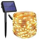 Solar String Lights Outdoor, Findyouled 20M 200 LED Solar Fairy Light with 8 Lighting Modes,Waterproof Outdoor Solar Garden Lights for Home,Garden,Decoration (Warm White)