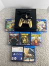 PlayStation 4 console Bundle with Controller Power Cord 4 Games CUH-1215A 500GB