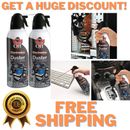 Pack of 2 Dust Off Compressed Gas Duster Cleaner Dirt Allergens Remover Spray