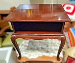 Vintage Bombay Company End Table / Nightstand With Storage