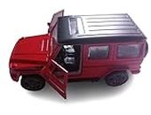 SharvilSons Model World Die Cast Model Car Hot Metal car with openable Doors and Pull Back Function | Sports | SUV | Close roof Dual Tone SUV Jeep Car for Kids (Red-) (Size - 1:32