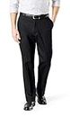Dockers Men's Classic Fit Signature Khaki Lux Cotton Stretch Pants (Regular and Big & Tall), Black, 36W x 32L