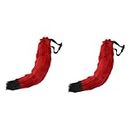 Sosoport 2pcs Fox Tail Prop Easy to Wear Tail Fox Tails Cosplay Tail Halloween Costume Fox Tail Costume Carnival Prop Bunny Costume Decorative Cat Tail Fursuit Plush Artificial Hand Made