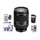 Sony FE 24-240mm f/3.5-6.3 OSS Lens for Sony E, Bundle with ProOptic 72mm UV Filter, Lens Pouch, Cleaning Kit, Cap Tether, PC Software Kit