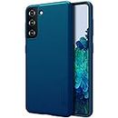 Nillkin Case for Samsung Galaxy S21 S 21 (6.2" Inch) Super Frosted Hard Back Cover PC Peacock Blue Color