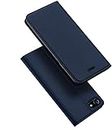 SkyTree Case for iPhone 7, Ultra Fit Flip Folio Leather Case Cover with [Kickstand] [Card Slot] Magnetic Closure for iPhone 7 - Blue