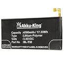 Akku-King Akku kompatibel mit LG BL-T30 - Li-Polymer 4500mAh - für LG K10, Fiesta, X Allumage 2, X Charge, X Power 2, L63BL, L64VL, M320, M320DSN, M320F