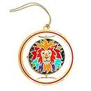 San Diego Zoo Colorful Lion Spin Ornament, Featuring Rainbow Lion Head Design, Holiday Souvenir & Keepsake