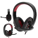 HI‑0990‑DCH Gaming Headset Wired Over The Ear Headphones Stereo With LED Mic OBF