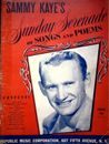 SAMMY KAYE'S SUNDAY SERENADE OF SONGS AND POEMS SONGBOOK - VINTAGE MUSIC SHEET