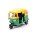 Toyz Zone Present CNG Auto Rickshaw, Multi Color. (CNG Plastic Toy for Kids)