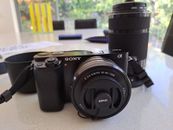 Sony a6000 Camera, Sony 55 to 210 Zoom, 16 to 50 zoom plus excessories. A1 cond.