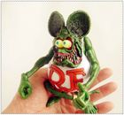 ¡Edición de pinzón de rata verde! Figura de acción Big Daddy Roth RF 4""-5"" #A2