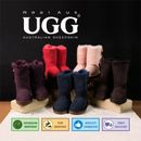 Ugg Real Aus 100% Australian Sheepskin Wool Women 9" Bailey Bow Boots Chestnut